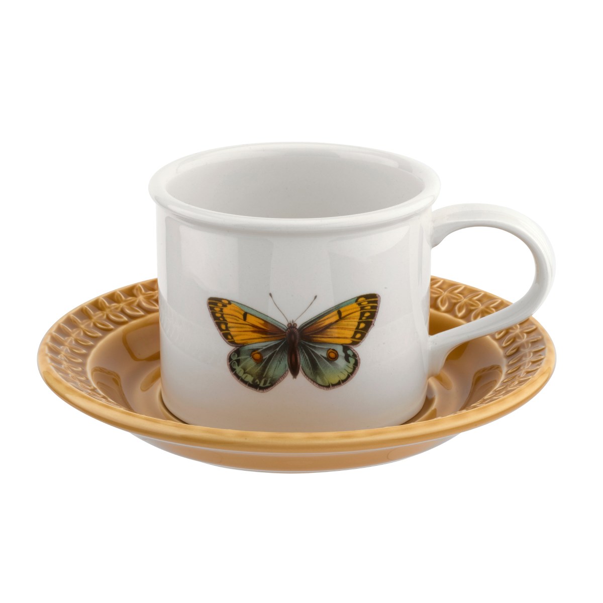 Botanic Garden Papilio Cup & Saucer, Amber image number null